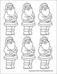 Dogs love to chew on bones, run and fetch balls, and find more time to play! Santa Claus Free Printable Templates Coloring Pages Firstpalette Com