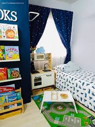 Warna cat r yang bagus biru putih dengan gambar dekor. Deko Bilik Tidur Anak Lelaki Kredit Cadar Bestseller Facebook