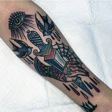 Además incluye un afilador de regalo. 83 Tatuajes De Cuchillos Con Su Significado