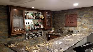 Moreover, a raised bar top with enough overhang surrounded which has a nice new look traditional bar stools should be included. Basement Bar Is Finally Done Barbattlestations