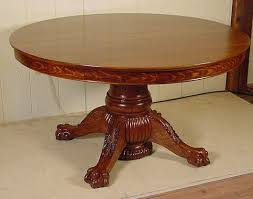 54 Round Oak Claw Foot Table W 6 Leaves Antique Oak Furniture Oak Furniture Oak