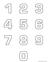 5939 best vector bubble letters numbers ✓ free vector download for commercial use in ai, eps, cdr, svg vector illustration graphic art design format. Printable Bubble Numbers Outlines 0 9 Printable Numbers Free Printable Numbers Stencils Printables Templates