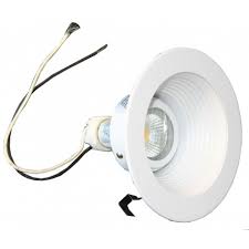 5 Dia Recessed Can Light Trim With Led Bulb And Socket White The Light Switch Miami