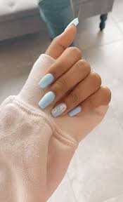 Nail Desing Short Acrylic Nails Designs Blue Acrylic Nails Short Acrylic Nails