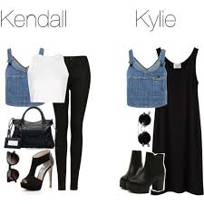 Kendall And Kylie Inspired With A Denim Dungaree Crop Top By Fashionbyjenner On Polyvore Casual Fashion Fashion Denim Dungarees