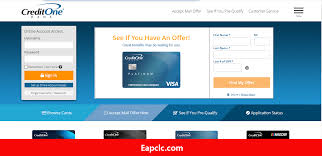This is a good place to start. Credit One Bank Customer Support The Eap