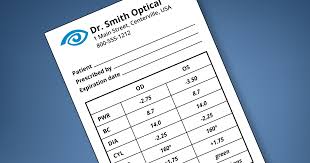 How To Read A Contact Lens Prescription All About Vision