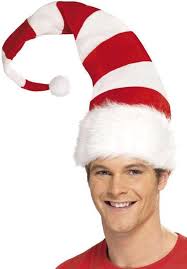 Bonnet de Noel Long Rayé