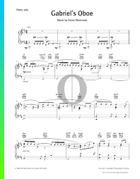 Gabriel S Oboe Sheet Music Piano Guitar Voice Pdf Download Streaming Oktav