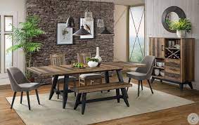 Someone who cannot be reasoned with, especially when confronted with the facts. Urban Rustic Rectangular Trestle Extendable Dining Room Set From Intercon Coleman Furniture