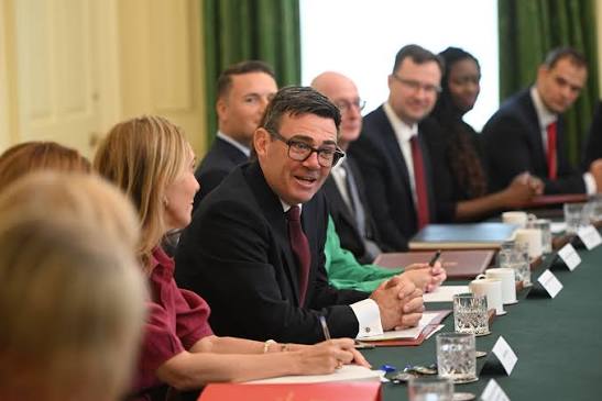 UK leader Burnham gathers his Cabinet after sweeping away Starmer supporters