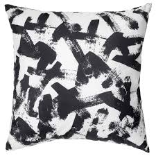 Black And White Pillow Cases Ikea Turill Cushion White Black Ikea Cushions Cushions Ikea Ikea