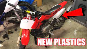 Check spelling or type a new query. Honda Crf 50 Plastics Install Youtube