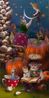 Victor Nizovtsev 1965 Whimsical Art Fantasy Art Moon Art
