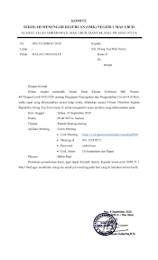 Surat undangan tersebut memang layaknya harus kita ketik dan print sebaik mungkin kemudian disebarkan untuk dapat diperhatiakan. Undangan Rapat Virtual Orang Tua Wali Siswa Kelas X
