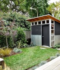 Garden Design Small Shed Plans Modern Shed Small Garden With Shed