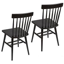 Better Homes Gardens Gerald Black Dining Chairs Set Of 2 Walmart Com In 2020 Craftsman Dining Room Dining Chairs Black Dining Chairs
