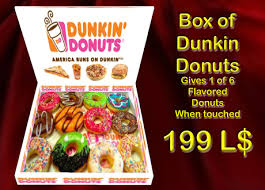 Da kriegst du 6 donuts für 6€! Second Life Marketplace Box Of Dunkin Donuts