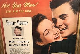 Vintage Philip Morris Tobacco 1950's Advertising Custom Framed EC 1990's