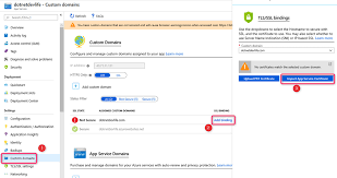 In order to get let's encrypt running on azure web apps or have any other ssl/tls certificates, your azure app service plan should be scaled up to at least basic, which allows sni (server name indication) and custom domains / ssl. Export Azure App Service Certificate Upload To Azure App Service Website Net Dev Life