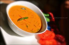 Thakkali Pal Curry Tomato Gravy In Coconut Milk Curry Recipes Indian Tomato Curry Curry