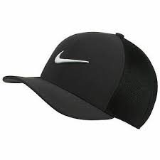 Nike Golf Dri Fit Black Charcoal Snapback Hat Aerobill Hats Golf Hats Nike
