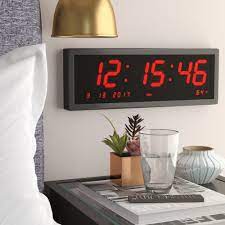 4.5 out of 5 stars. 100 Large Digital Wall Clock Ideas On Foter