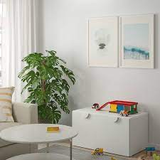 The storage coffee tables are one of the main elements protagonists in all decoration. Smastad Bench With Toy Storage White White Ikea