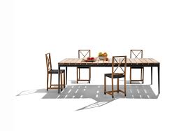 Our deco dining table seats up to eight adults with plush seating and vibrant colors to fit your outdoor space, featuring two chairs with arms and six without. Pico Outdoor Tables