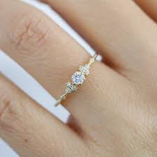 Simple Engagement Ring Engagement Ring Gold Diamond Delicate Engagement Ring Dainty Engagement Ring Minimalist Engagement Ring R 298wd In 2021 Delicate Engagement Ring Small Wedding Rings Simple Engagement Rings