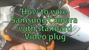 Security camera wiring diagram practical samsung security. How To Re Wire Samsung Camera Rj 45 To Standard Bnc Video Plug Youtube