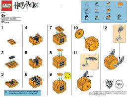 Flugzeug mit gummimotor bausatz bauen und konstruieren. Lego Harry Potter Bauanleitung Fur Den Goldenen Schnatz
