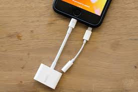 Apple Now Sells An Iphone Dongle With A Headphone Jack And Charging Port The Verge