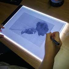 Digital Graphic Tablet A4 Led Painting Tracing Board Copy Pad Panel Drawing Artist Portable Ultrathin Light Box Draw Digital Graphics Drawing Artist Lead Paint