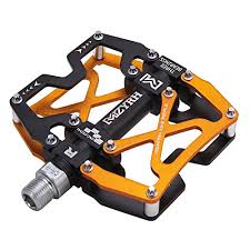 Shop the best prices from top brands on new bike pedal parts for your mountain or electric ride's diy overhaul, upgrade, or installation. Mzyrh Mountain Bike Pedals Ultra Strong Colorful Cnc Machined 9 16 Cycling Sealed 3 Bearing Pedals Gold 3 Bearings Pricepulse