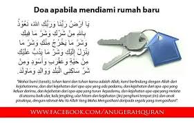 Doa Apabila Mendiami Rumah Baru Doa Pindah Rumah Rumah