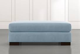 These are perfect for use as either an ottoman or additional comfortable s. Lodge Light Blue Ottoman Living Spaces