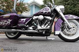 Purple Road King Harley Davidson Harley Davidson Fatboy Custom Harley Davidson Bikes