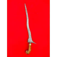 Keris Jangkung Untu Walang Foto Zaman Dulu Antik Senjata
