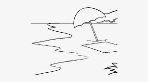 Add a beach ball and lots of starfish. How To Draw Beach Easy Drawings Of Beaches 680x678 Png Download Pngkit