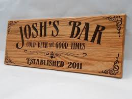 Wood Man Cave Bar Sign Personalized Pub Sign By Mvwoodworks 39 95 Home Bar Signs Personalized Bar Signs Bar Signs Diy
