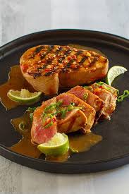 Healthy baked tuna steak recipe. Lime Chili Marinated Tuna Recipe Girl