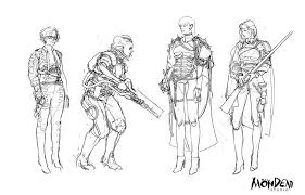 Artstation Mondead Studio Project 01 Bumskee Mondead Studio Concept Art Characters Figure Drawing Character Design