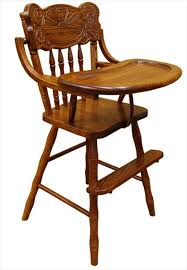 Baby Furniture Wood High Chair Amish Sunrise Back Sunburst 5232107 Wood High Chairs Amish Furniture Chair