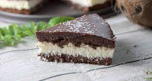 Bounty kuchen backen, bounty torte, bounty blechkuchen, blechkuchen backen, blechkuchen rezepte, leckere blechkuchen, leckere kuchenrezepte, food blogger. Bounty Kuchen Low Carb Ein Schoko Kokos Traum Storfine