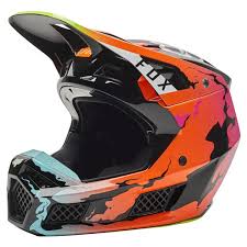 Also available in red, orange, white. Fox Racing V3 Rs Pyre Helmet Cycle Gear
