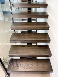 Custom Ash Wood Stair Treads | Miller Haus Furniture