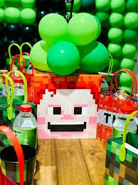 Go here to view and purchase enderman pinata, minecraft creeper, blaze mob and diamond ore birthday party decorations/supplies, minecraft scavenger hunt, minecraft happy birthday banner with. Minecraft Birthday Party Ideas And Inspo For Your Kids Birthday Bright Star Kids Fun Themed Kids Birthday Ideas