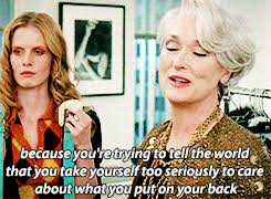 Here are eight devil wears prada quotes that seriously apply to everyday life. Film Fever Accidentalslut I C O N I C
