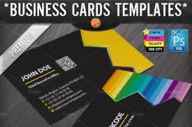 Create your business card design online, upload your own or use one of our unique templates. Zigzag Quick Response Business Cards Creative Photoshop Templates Creative Market